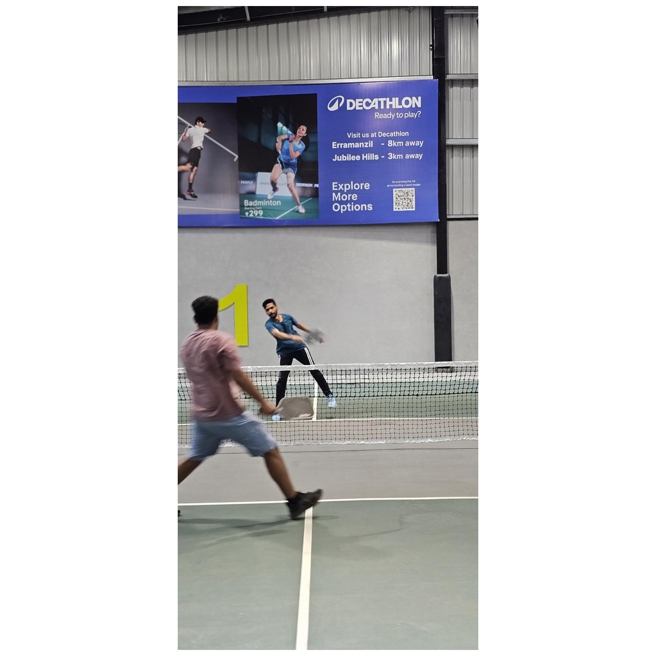 Pickleball scene 1